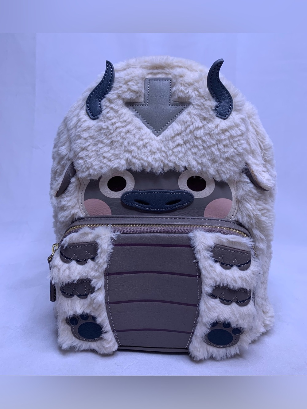 Loungefly Avatar: The Last Airbender Appa figural fur mini backpack flying bison